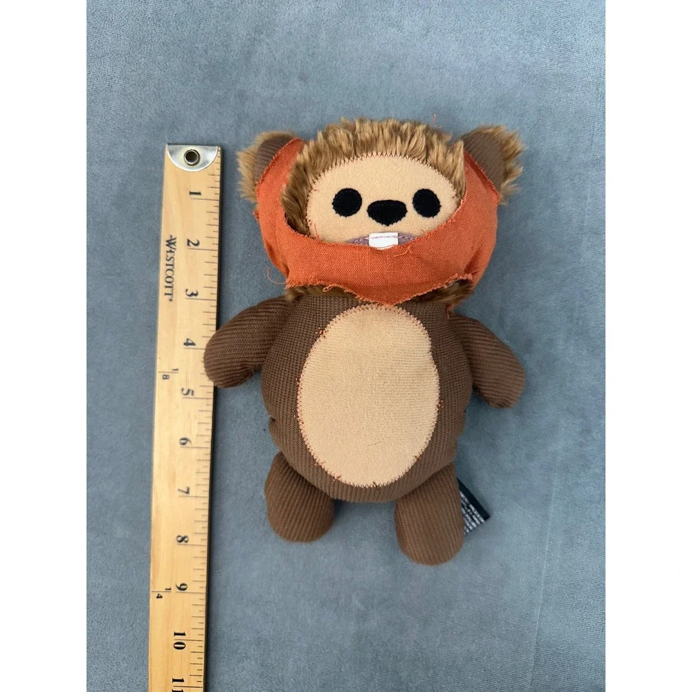 Star Wars Galaxys Edge Ewok Plush Toy Brown Orange Wicket Disney Parks 9 Inch
